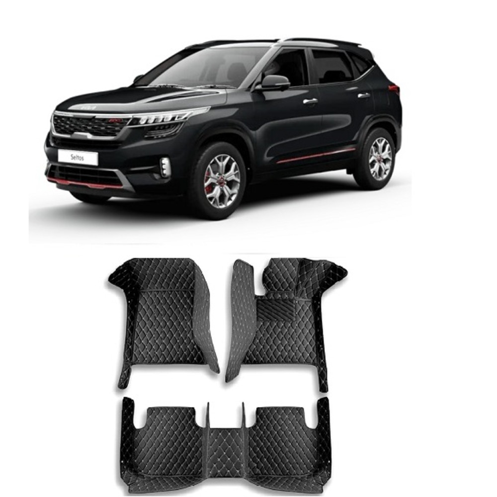 Floor Mats for Seltos - black